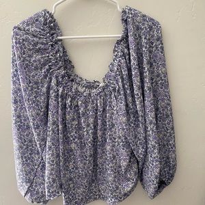 FLOWY AMERICAN EAGLE FLORAL TOP LARGE